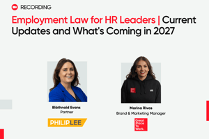 Recording | Employment Law for HR Leaders: Current Updates and What's Coming in 2027