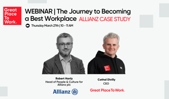 The Journey to Becoming a Best Workplace: Webinar | March 27th