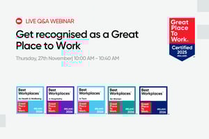 How to get Recognised as a Great Place to Work | Register Now