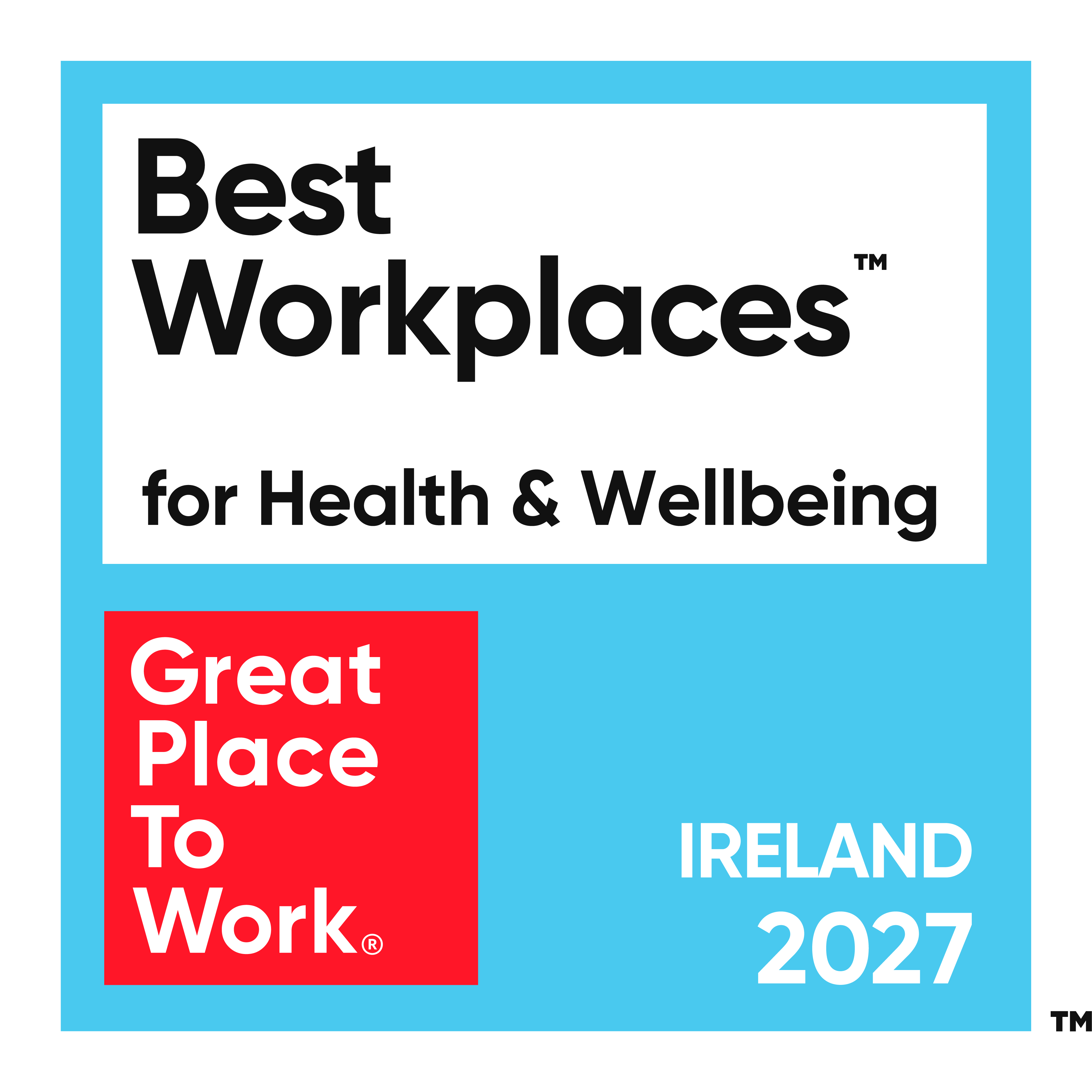 Best Workplaces for Health & Wellbeing badge 2027