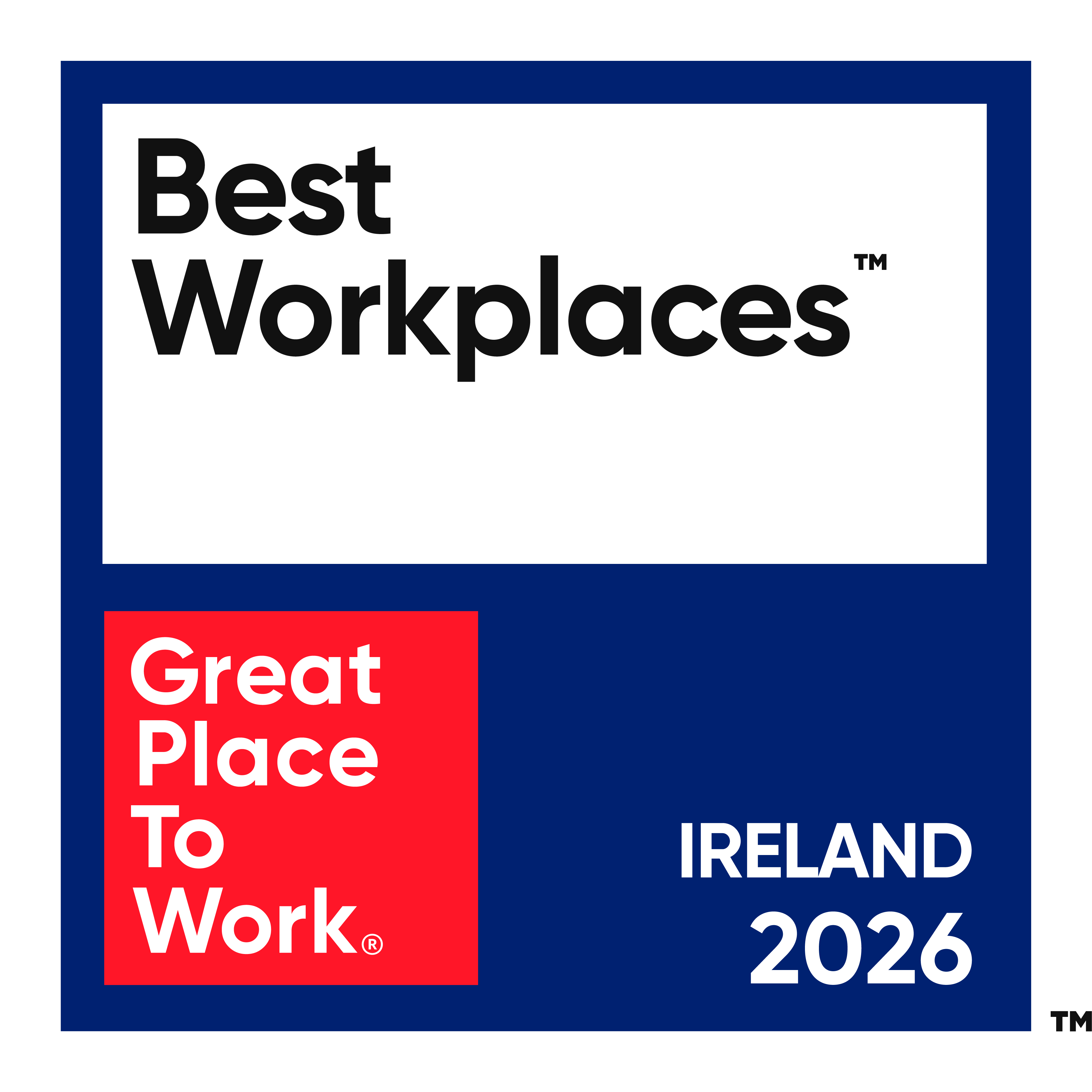 Best Workplaces in Ireland Badge 2026