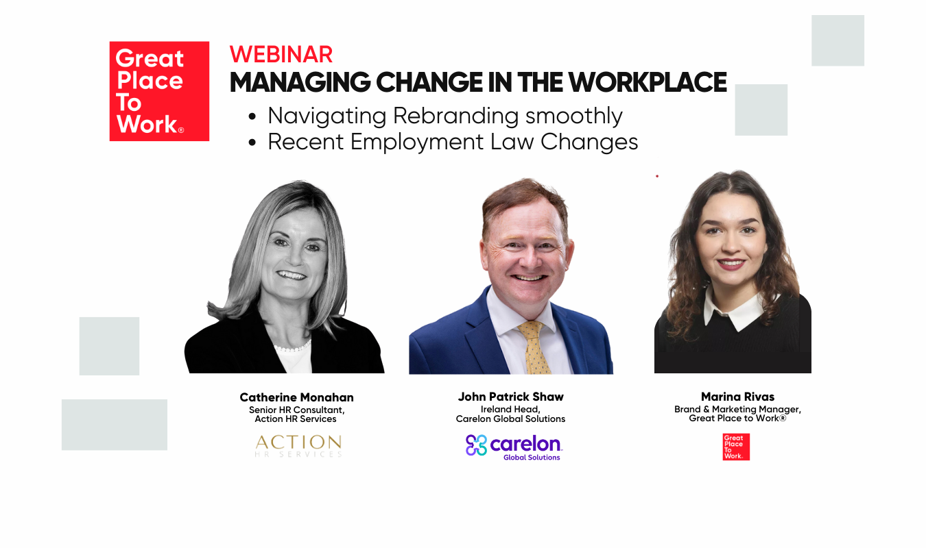 Managing change at workplace
