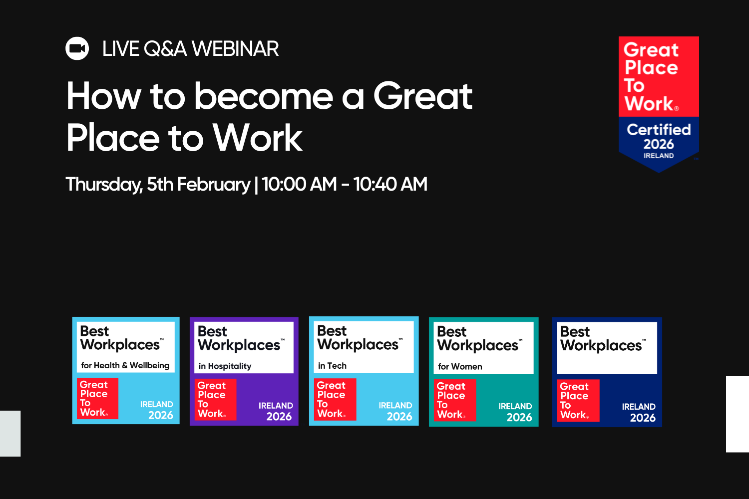 How to become a Great Place to Work?