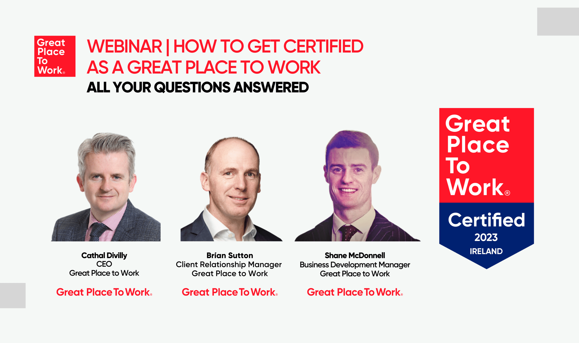 How to get Certified™ as a Great Place to Work