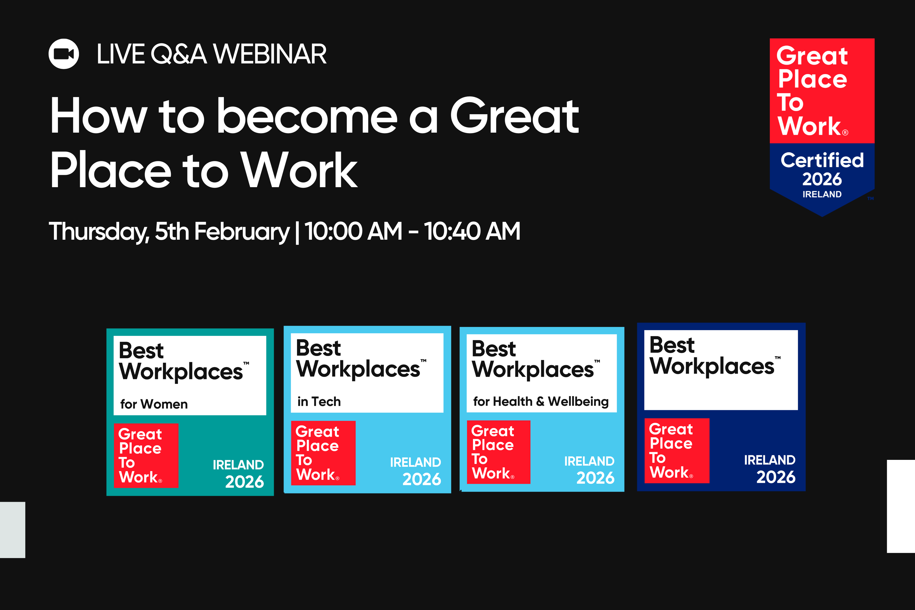 How to become a Great Place to Work?